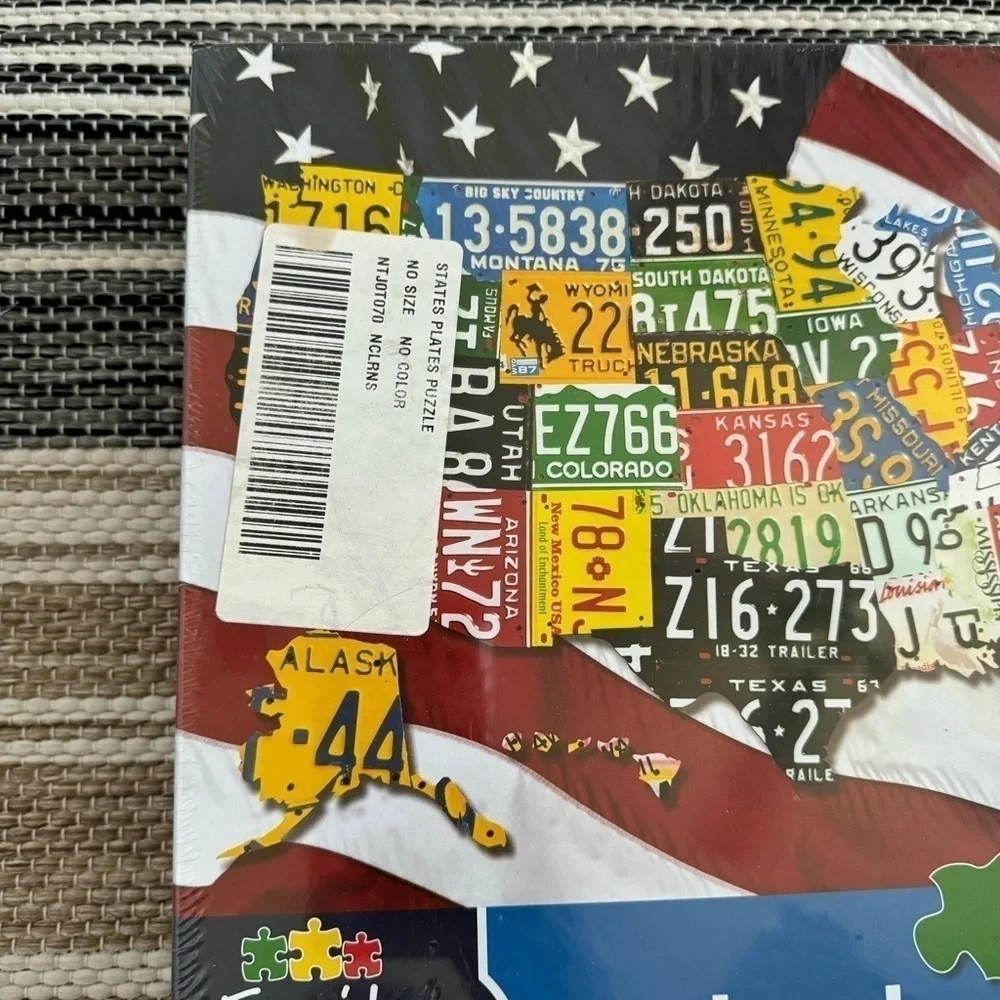 Springbok Family Puzzle States Plates 400 Pieces